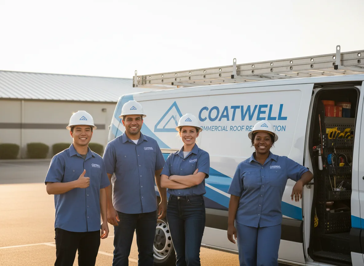 Commercial roof coating company in Silverado, CA