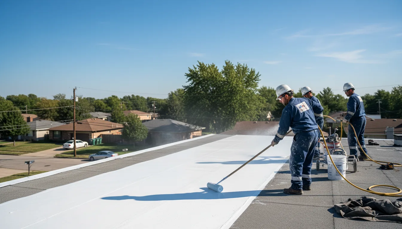 Commercial roof coating in Silverado, CA near me